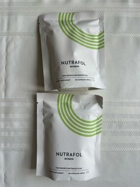 Nutrafol Women Hair Growth Supplement - White Bottle with Green Ring